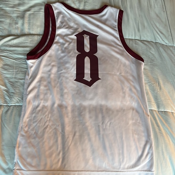 NIKE WATSON CLASSIC JERSEY DRI - FIT / NUMBER 8 / SIZE LARGE / RED AND WHITE - Picture 2 of 3